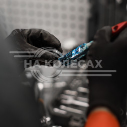 Смазка для ступичных подшипников, универсальная высокотемпературная литиевая комплексная, туба, 375 г