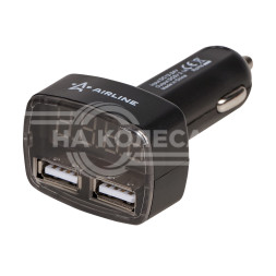 Вольтметр + 2USB 3,1A в прикуриватель 12-24В