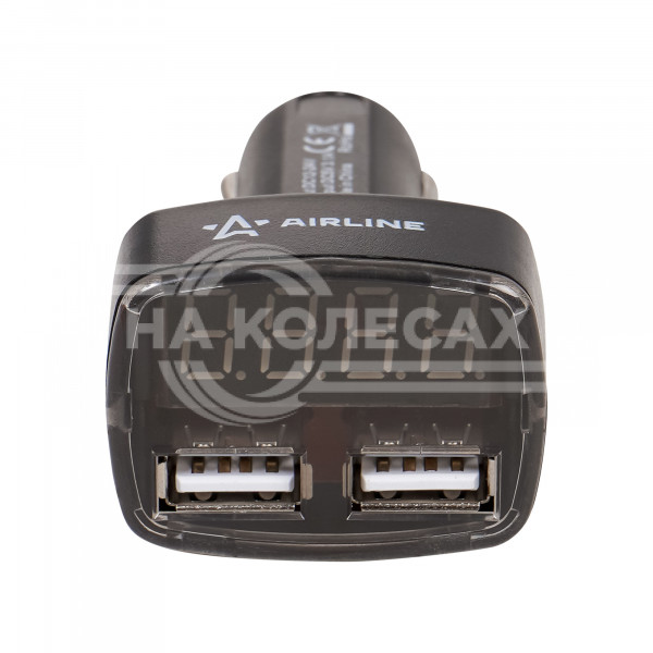 Вольтметр + 2USB 3,1A в прикуриватель 12-24В