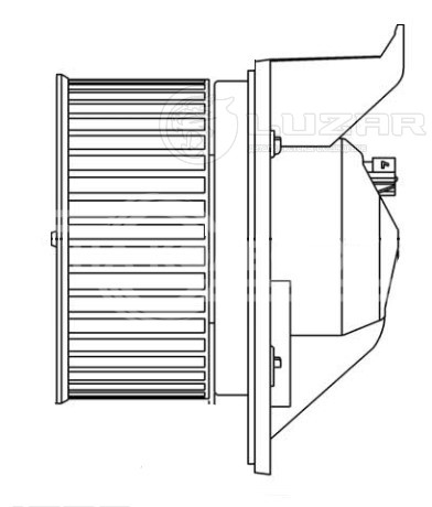 Электровентилятор отопителя для автомобилей MINI R56 Cooper (05-)/One (09-)/R60 Countryman (10-)