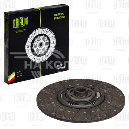 Диск сцепления ведомый для автомобилей ПАЗ 3204-3206 (КПП-ZF-S5-42/дв. Cummins ISBe-185)