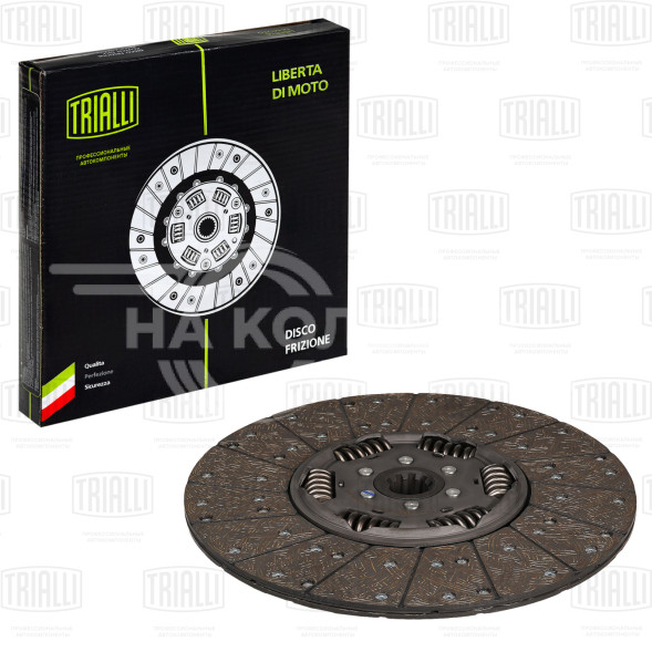 Диск сцепления ведомый для автомобилей ПАЗ 3204-3206 (КПП-ZF-S5-42/дв. Cummins ISBe-185)