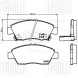 Колодки тормозные дисковые передние для автомобилей Honda Civic V (01-) / Civic VI (95-) / Jazz (02-)