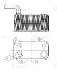 Радиатор масляный для автомобилей Passat B6 (05-) 2.0FSI