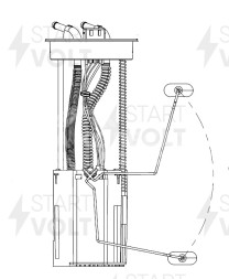 Модуль топливного насоса для автомобилей Great Wall Hover H3 (10-)/Hover H5 (10-) 2.0i/2.4i