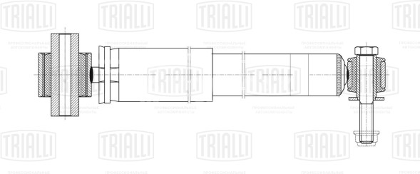 Амортизатор задний для автомобиля Renault Megane (08-)