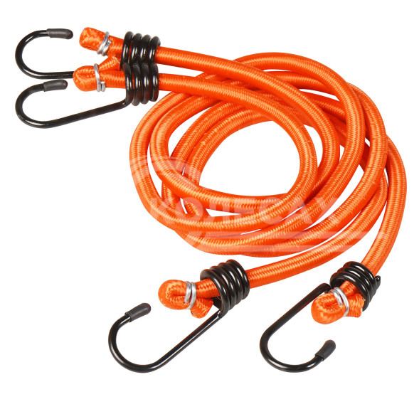 Резинки-стяжки набор 6 шт.: 2 шт.-80см, 2шт.-100см, 2шт-120см, D-8 мм, (метал. крючки)