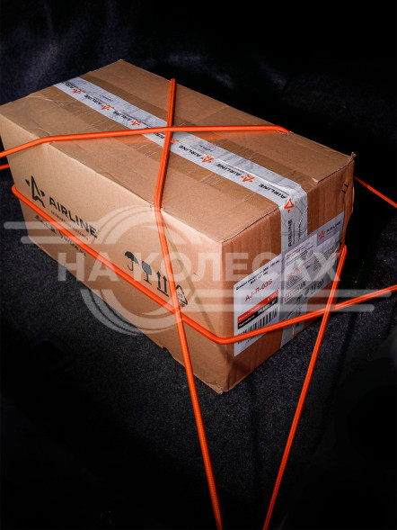 Резинки-стяжки набор 6 шт.: 2 шт.-80см, 2шт.-100см, 2шт-120см, D-8 мм, (метал. крючки)