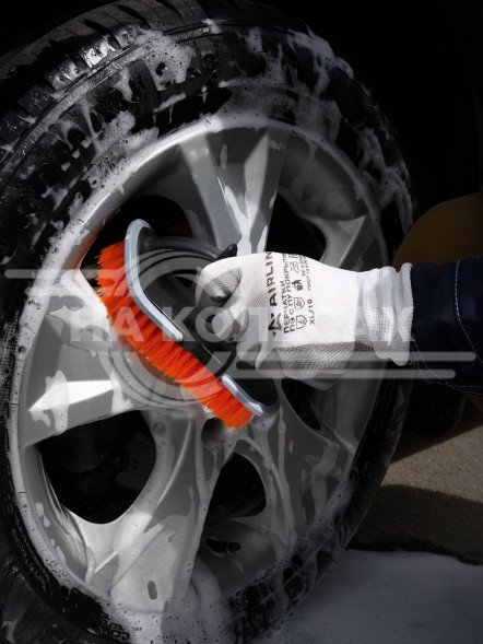 Щетка для мытья с жёсткой щетиной средняя