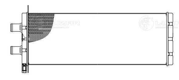 Радиатор отопителя для автобусов Вектор Next 3204/320405