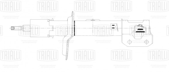 Амортизатор (стойка) передний правый для автомобиля Suzuki SX4 (06-) 4x2