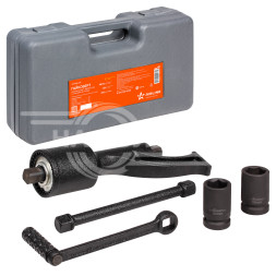 Гайковерт механич. 1&quot; 4800Нм 1:56 370мм с головками 32 и 33мм пласт. кейс