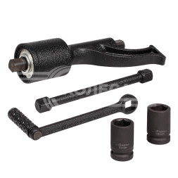 Гайковерт механич. 1&quot; 4800Нм 1:56 370мм с головками 32 и 33мм пласт. кейс