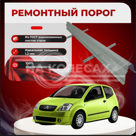 Ремонтные пороги Citroen C2