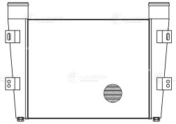 ОНВ (радиатор интеркулера) для трактора МТЗ-1221, 1523