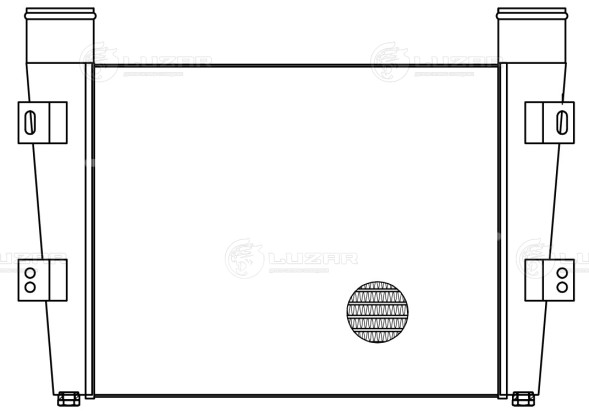 ОНВ (радиатор интеркулера) для трактора МТЗ-1221, 1523