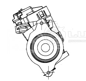 Клапан EGR (рециркуляции отработавших газов) для автомобилей Ford Kuga (08-) 2.0D