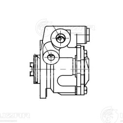 Насос ГУР для автомобилей КАМАЗ/ПАЗ/ГАЗ &quot;Cummins&quot; ISBe/ISF3.8