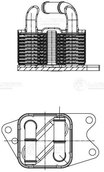 Радиатор масляный для автомобилей Polo (09-)/Skoda Rapid (12-) 1.6i [CFNA] AT