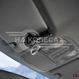 Держатель для очков двойной, универсальный, крепление-клипса