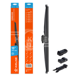 Щетка стеклоочистителя 380мм (15") зимняя, 4 адаптера