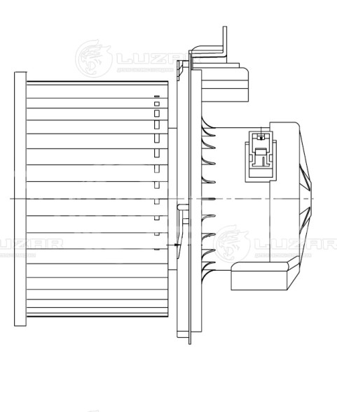 Электровентилятор отопителя для автомобилей Renault Koleos (08-)