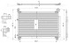 Радиатор кондиционера для автомобилей RX (15-) 3.5i