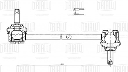 Стойка стабилизатора переднего для автомобиля Ford Mondeo (07-)/Mazda 3 (08-)
