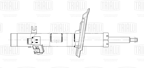 Амортизатор (стойка) передний правый для автомобиля Nissan X-Trail (14-)
