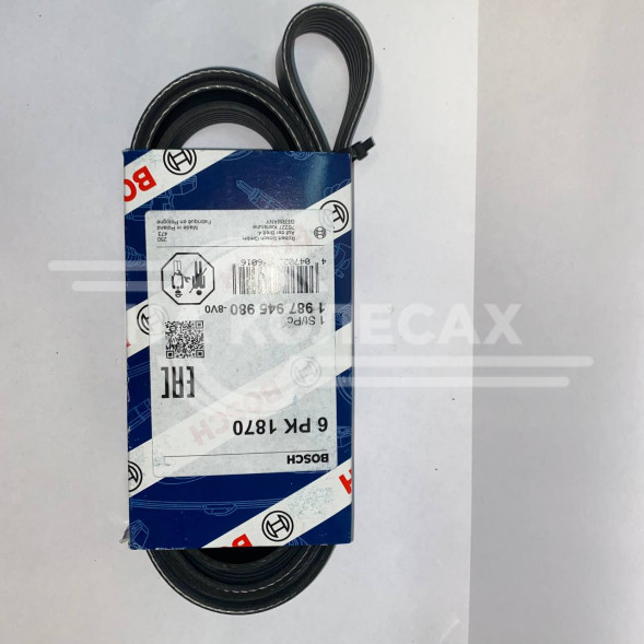 Ремень поликлиновой 6РК1870/ Audi A6, BMW E46, MB W202 1.4-2.8i