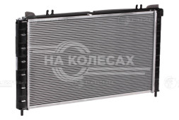 Радиатор охлаждения для автомобилей Калина А/С (тип Panasonic) (паяный, алюминиевый)