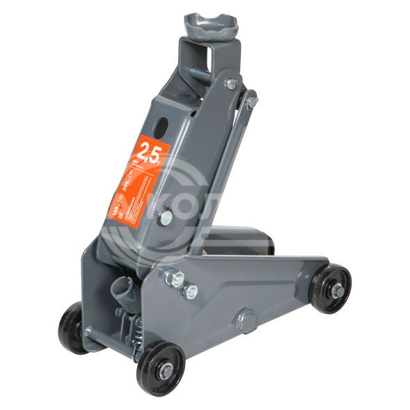 Домкрат подкатной 2.5т 145-395мм, компактный 367х165х165мм, кейс