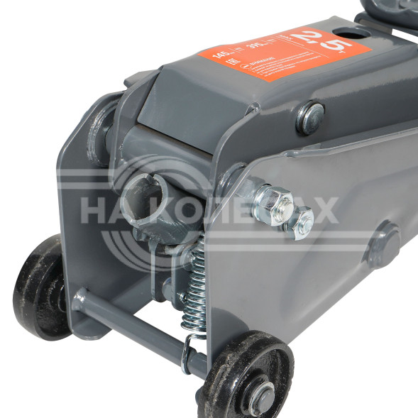 Домкрат подкатной 2.5т 145-395мм, компактный 367х165х165мм, кейс