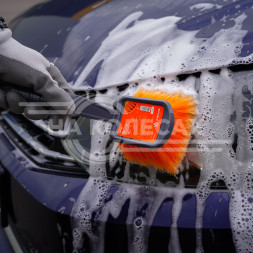 Щетка для мытья с мягкой распушенной щетиной (25 см)