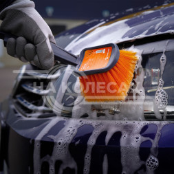 Щетка для мытья с мягкой распушенной щетиной (25 см)