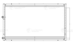 Радиатор кондиционера для автомобилей Prius (03-)