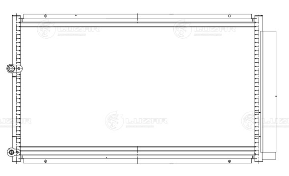 Радиатор кондиционера для автомобилей Prius (03-)