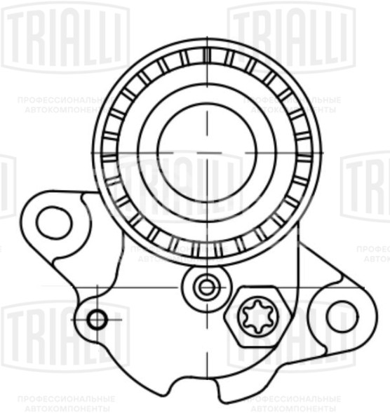 Ролик приводного ремня для автомобилей Skoda Octavia A7 (12-) 1.8TSi/2.0TSi [EA888 gen.3] с натяжным механизмом