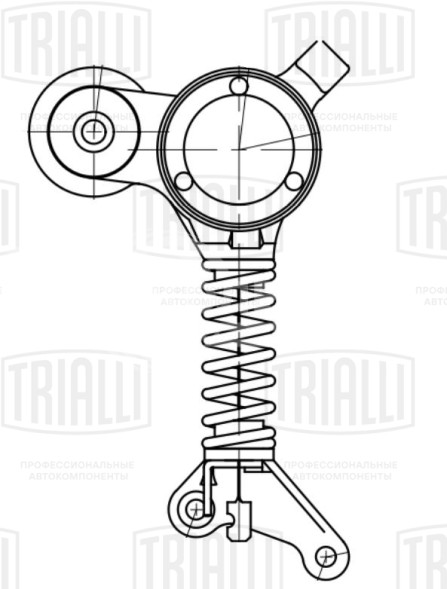Ролик приводного ремня для автомобилей Audi A6 (97-)/A6 (04-) 3.0i с натяжным механизмом