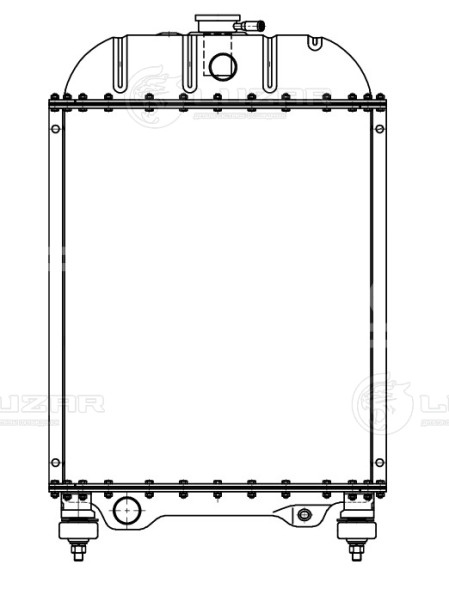 Радиатор охлаждения алюм. для трактора МТЗ-1025