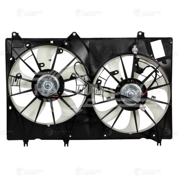 Электровентилятор охлаждения для автомобилей Toyota Highlander (08-) 3.5i (с кожухом)