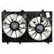 Электровентилятор охлаждения для автомобилей Toyota Highlander (08-) 3.5i (с кожухом)