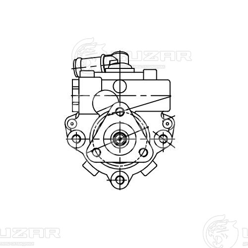 Насос ГУР для автомобилей ГАЗель Бизнес &quot;Cummins&quot; ISF2.8