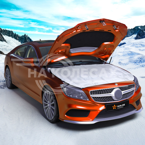 Утеплитель для двигателя, стеклоткань (210г/м2), цвет белый, 160*90см