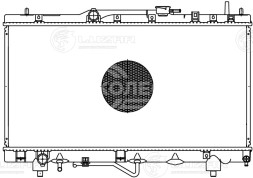 Радиатор охлаждения для автомобилей Carina (96-)/Caldina (97-)/Corona (96-) AT
