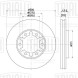 Диск тормозной передний для автомобилей Nissan Patrol (Y61) (97-) d=306