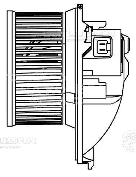 Электровентилятор отопителя для автомобилей Mercedes-Benz Vito (W638) (96-)