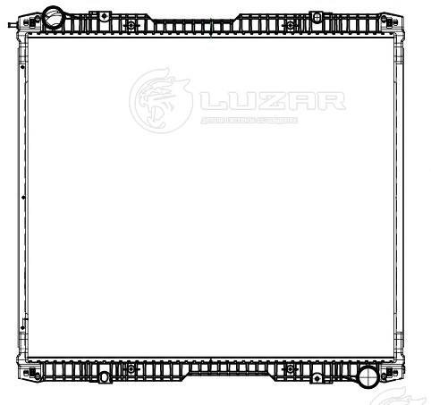 Радиатор охлаждения для автомобилей Scania 5 (R,T-series) (04-) (с рамкой)