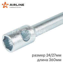 Ключ баллонный торцевой кованый 24*27*360мм