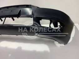 Бампер передний Mitsubishi Lancer 07-10 (Под ПТФ/ С отверстием под крюк)